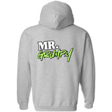 Mr. Grumpy Hoodie Front & Back