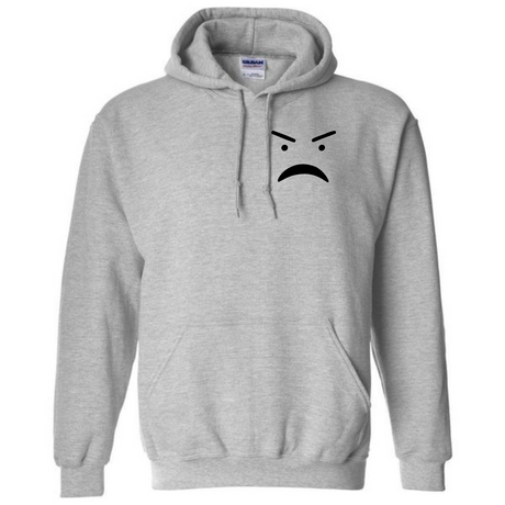Mr. Grumpy Hoodie Front & Back